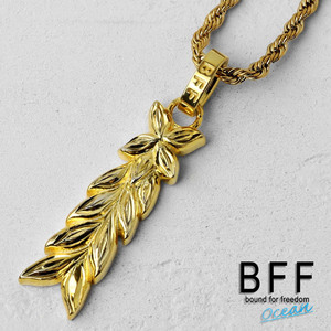 BFF ブランド マイレネックレス シルバー925 小ぶり ネックレス ゴールド 18K GP 手彫り (45cmチェーン)