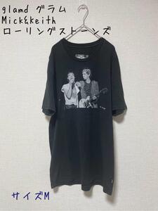 glamd グラム　Mick&Keith ローリングストーンズ　Tシャツ　2