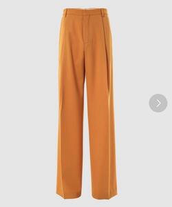 定価85800円 新品 DRIES VAN NOTEN PARCHEY M.W.PANTS スラックス パンツ 221-020912-4036-205 ドリスヴァンノッテン 46 オレンジ