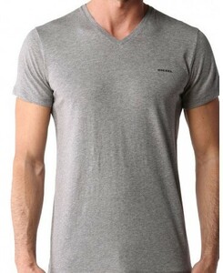 * 正規品 DIESEL V-Neck T-Shirt ディーゼル Vネック Tシャツ S / Grey *