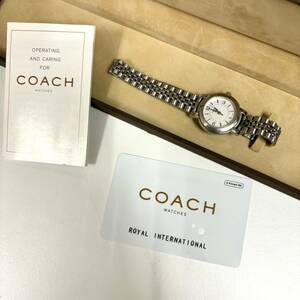 1円スタート　稼働　コーチ　COACH クォーツ 腕時計 W016 5.166.239