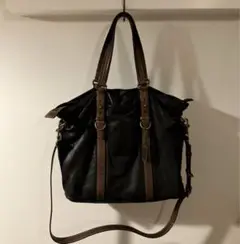 コーチ COACH ショルダー＆トートバッグ ハリソン 黒茶 70191