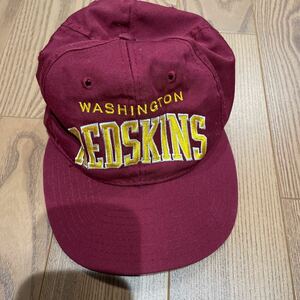 【中古・レア】スターター(STARTER) レッドスキンズ(REDSKINDS) 帽子 NFL公式 90年代