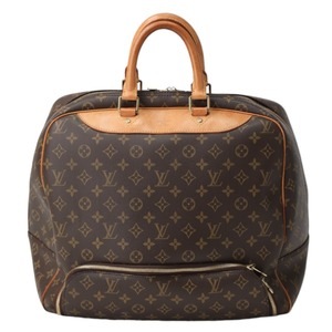 ルイヴィトン ボストンバッグ M41443 エヴァジオン モノグラム スポーツバッグ LOUIS VUITTON ブラウン ユニセックス 中古