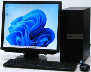 DELL Optiplex 7070-9700MT■ 19インチ 液晶セット■ i7-9700/SSD+HDD/GeForce GTX 745/第9世代/最新OS搭載/Windows11 デスクトップ