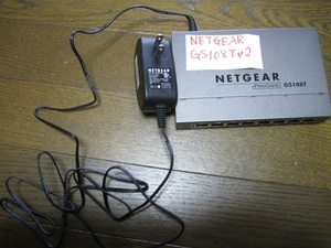 長期保管品　NETGEAR GS108Tv2