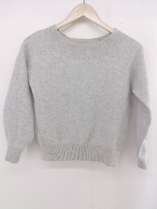 ◇ Spick & Span スピック＆スパン ウール ニット 長袖 セーター グレー レディース