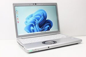 1円スタート ノートパソコン Windows11 WPS office搭載 Panasonic レッツノート CF-SV7 第8世代 Core i5 SSD256GB メモリ8GB カメラ