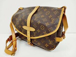 [O14B-66-058-1] LOUIS VUITTON ルイ ヴィトン モノグラム ソミュール30 M42256 ショルダーバック 中古