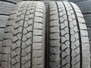 M598-ソ1 ほぼ未使用 205/75R16 冬2本セット スタッドレス LT 113/111L 205/75-16 205-75-16 ブリヂストン ブリザック W979 チューブレス