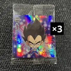 3⭐︎ドラゴンボール11弾超戦士シールウエハース　ベジータGR 3枚セット