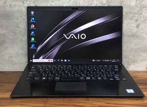 1円～ ●SONY VAIO Pro PK / Core i7 8565U (1.80GHz) / メモリ 16GB / SSD 128GB / 14型 4K (3840×2160) / Windows10 Pro 64bit