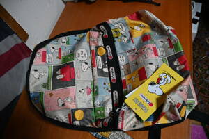 レスポ　PEANUTS × LeSportsac　スヌーピパッチワーク　ベーシックバックパック