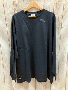 WTAPS ダブルタップス 23SS VISUAL UPARMORED LS COTTON 長袖Tシャツ ネイビー ロンT ストリート