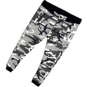 定価5万 AKM ORIGINAL STRETCH CAMO JERSEY SOLID EASY RIB PANTS Mサイズ カモジャージイージーリブパンツ スエット wjk 1piu