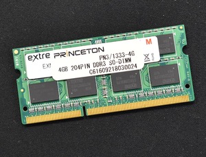 4GB PC3-12800S DDR3-1600 S.O.DIMM 204pin 2Rx8 [1.5V] [EXME 4G] Macbook Pro iMac (DDR3)対応 (管:SB0175