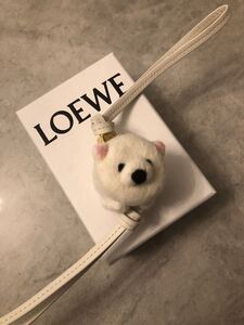 ロエベ　LOEWE キーリングフェルトチャーム チャウドッグ