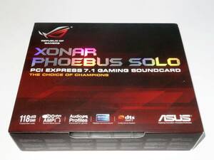 [PCIe接続] ASUS ROG Xonar Phoebus SOLO BOX [Windows7,8,10 32/64bit対応]