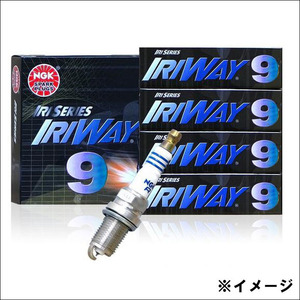 OMEGA GF-XF250W NGK製 イリシリーズ IRIWAY9 6本 1台分 チューニングエンジン イリジウムプラグ 送料無料