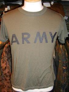 USタイプ ARMY Tシャツ後染め　XS　オリーブ032802