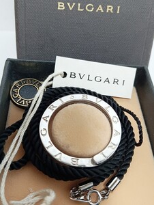 1円【極美品/箱付】BVLGARI ブルガリ ネックレス　トップ SV925　キーリング　タグ有り