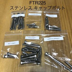 FTR223 MC34 ステンレス キャップボルト　エンジンカバーボルトフルセット　29本セット　SUS304