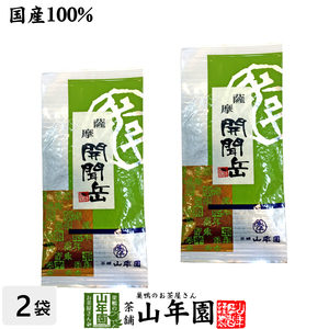 お茶 日本茶 煎茶 開聞岳茶 100g×2袋セット 送料無料