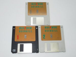 O 12-7 PCゲームソフト IBM COMANCHE MAXIMUM OVERKILL DISK1～3 3.5インチ フロッピー ディスク FD 3枚セット アクションゲーム