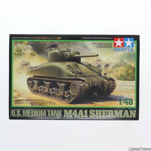 【中古】[PTM]ミリタリーミニチュアシリーズ No.23 1/48 アメリカ M4A1 シャーマン戦車 ディスプレイモデル プラモデル(32523) タミヤ(6303