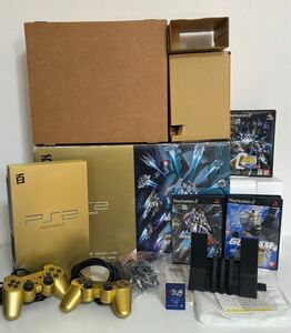 ★動作確認済★ SONY ソニー PlayStation2 SCPH-55000 GU ガンダム SONY tプレイステーション2 プレステ2 百式 ゴールド コントローラ GOLD