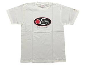 未使用品 XL Lewis Leathers LIGHTNING FASTENERS T-SHIRT ルイスレザー Tシャツ ライトニングファスナー ホワイト