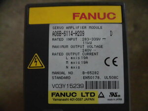 ファナック　FANUC サーボアンプモジュール A06B-6114-H209 中古品　動作確認済み