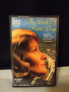 C9417　カセットテープ　パティ・ペイジ　PATTI PAGE　　THE BEST OF 