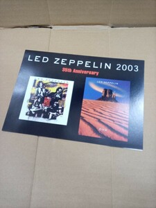 （良好）レッド ツェッペリン Led Zeppelin 2003年 CD DVD 広告 チラシ パンフレット 35th Anniversary / 洋楽 ハードロック 