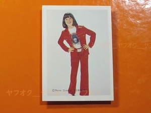 アイドル カード★ルネ シマール_赤_jh（天田製：1970年代_小型プロマイド_昭和レトロ駄菓子屋）Ren Simard