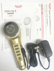 美品 ドクターシーラボ Esthe Up 4　エステアップ 4　超音波 EMS 温感 LED 搭載 多機能美顔器 中古