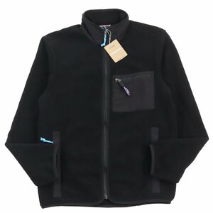 未使用品●patagonia パタゴニア 23AW 22991 SYNCH JACKET シンチラ ジップアップ フリースジャケット ブラック S 正規品　メンズ