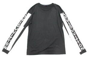 美品 24 ルイヴィトン VUITTON ビッグロゴ ロンT ブラック 黒 XS　メンズ ヴィトン ロング Tシャツ 長袖 B7215