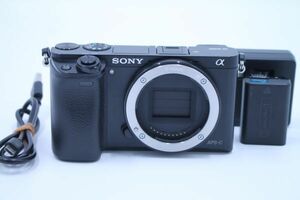 ■美品■ SONY α6000 ブラック ILCE-6000 B