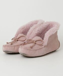 「UGG」 モカシンシューズ 23cm ピンク レディース