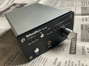 D/A コンバーター soundfort 192k USB DAC DS-200 ヘッドフォンアンプ