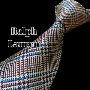 ★Ralph Lauren★　ラルフローレン　ベージュ系　チェック柄