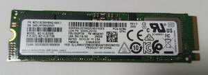 SAMSUNG PM981a(MZVLB256HBHQ-000L7) 256GB NVMe SSD 消去済 PCパーツ M.2 2280 動作確認済み 240GB 250GB