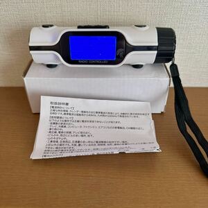 【新品・動作確認済み】 ③ 電波時計 LEDライト トーチ用ボタン電池付き 防災 グッズ 防犯 非常用 アラーム 目覚まし ストラップ 小型 湿度