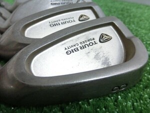 ♪MIZUNO ミズノ TOUR BIG FORGED CAVITY / 3番～9番・P・F・S アイアン 10本セット 純正カーボンシャフト M-WF60 フレックス R A1716♪