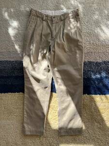 定価18,700円 オアスロウ orSlow CHINO BILLY JEAN 2タック コットン チノパンツ サイズ レディース