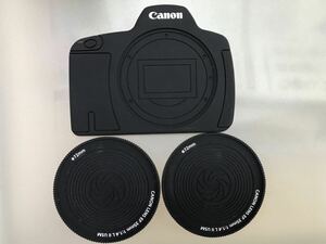 ☆Canon キヤノン コースター& CanonオリジナルクリアファイルA5・2枚入り☆