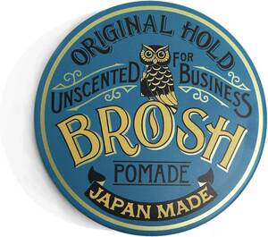 BROSH mini UNSCENTED 40g 艶あり ミディアムホールド 無香料 ビジネスシーン