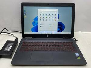 HP PAVILION 7265NGW 7世代corei7/メモリ16GB/SSD256GB/SSD1TB/GeForce GTX 960M 4GB バッテリー欠品