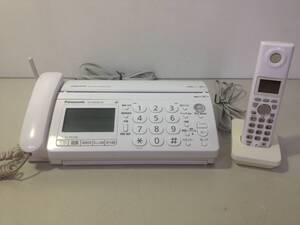 ●Panasonic/パナソニック/パーソナルファックス/ファックス/FAX/電話機/子機付き/KX-PW320DL/KX-FKN526/中古/8-6630